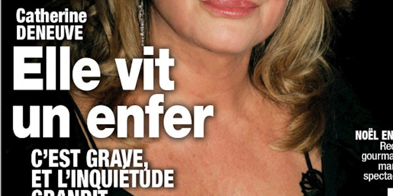 Catherine Deneuve "vit l'enfer", état grave - Le message de Valérie Trierweiler (photo)