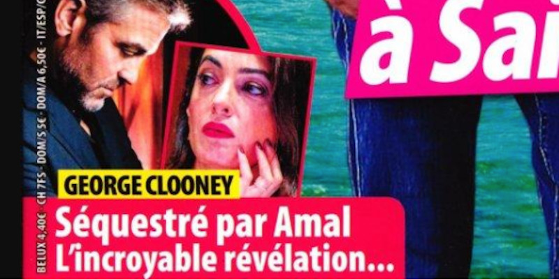 George Clooney séquestré par Amal - L'incroyable révélation (photo)