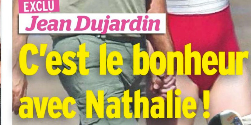 Jean Dujardin froissé à Soulac - cette photo avec Nathalie Péchalat le met en rogne
