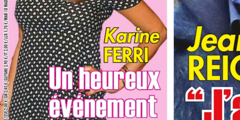 Karine Ferri, Yoann Gourcuff - 3 ème bébé - geste qui en dit long (photo)