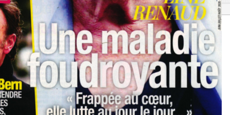 Line Renaud anéantie par une maladie foudroyante - La photo qui en dit long