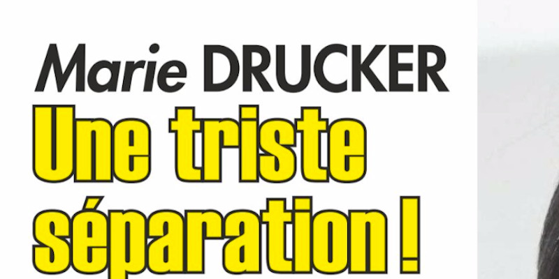 Marie Drucker - Triste séparation avec Mathias V, le père de son fils