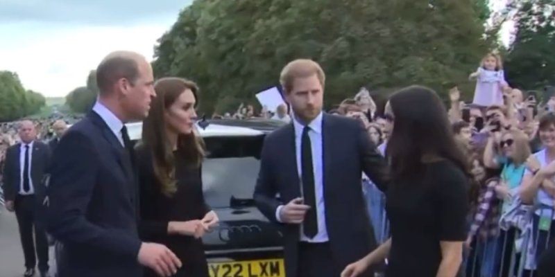 Meghan Markle effrayée par Kate Middleton - Un regard glaçant à Windsor (vidéo))