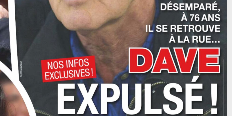 Dave expulsé, A 76 ans, désemparé, il se retrouve à la rue (photo)