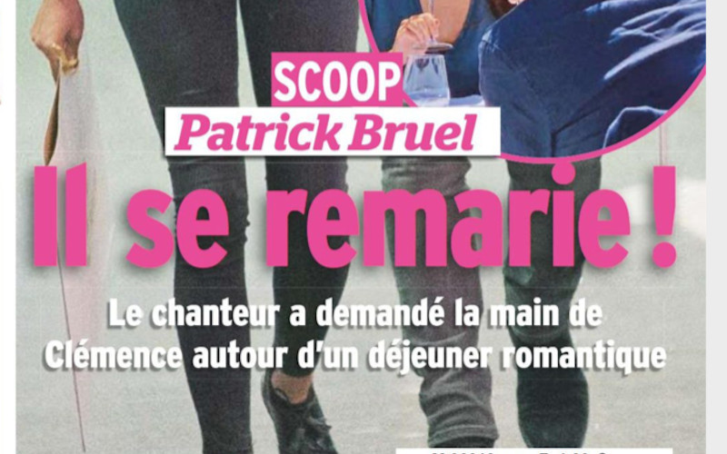 Patrick Bruel, mariage avec Clémence, il a demandé sa main (photo)